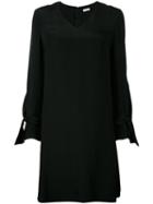 Rito Drawstring Sleeves Dress, Women's, Size: 38, Black, Silk