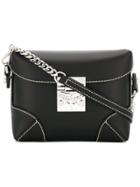 Mcm Foldover Belt Bag - Black
