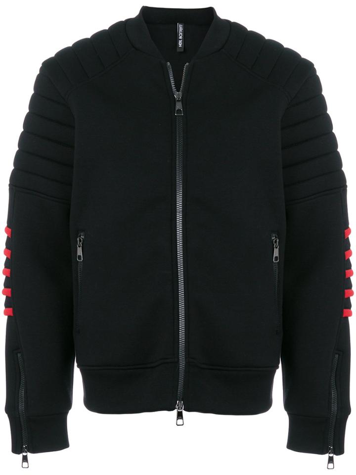 Neil Barrett Padded Bomber Jacket - Black