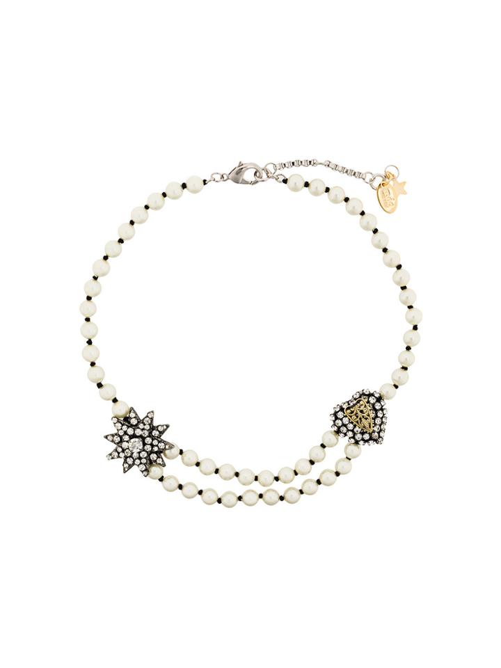 Radà Beaded Embellished Bracelet - White
