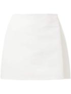 Zaid Affas Wrap Mini Skirt - Neutrals