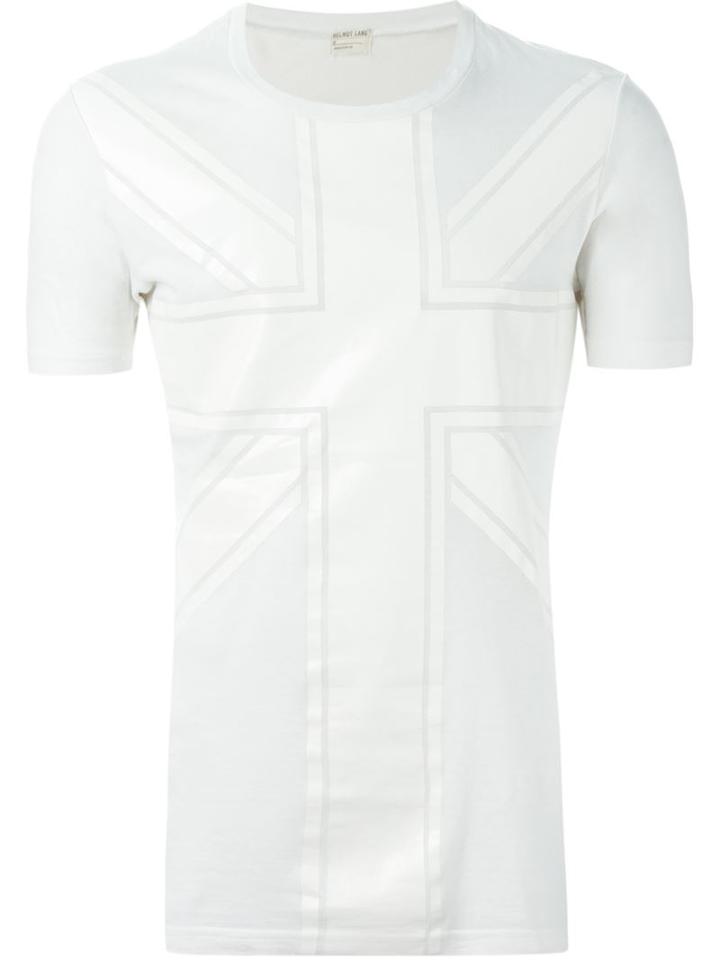 Helmut Lang Vintage Union Jack Print T-shirt