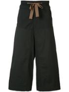 Ziggy Chen Cropped Wide-leg Trousers, Men's, Size: 52, Blue, Cotton