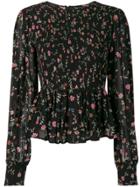 Ganni Smock Blouse - Black