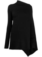 Marques'almeida Asymmetric Sweater - Black