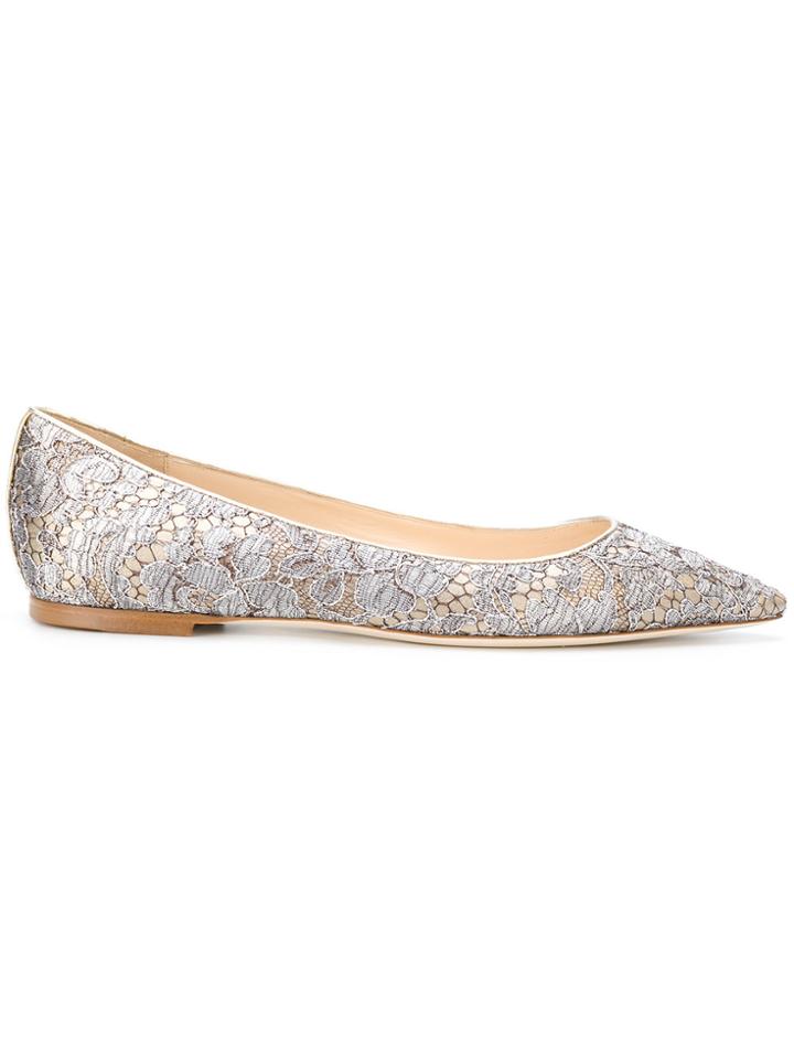 Jimmy Choo Romy Ballerinas - Grey