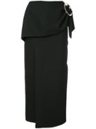 Materiel Long Belted Skirt - Black