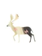 Chanel Pre-owned Cc Logos Deer Brooch - Multicolour