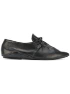 Marsèll Pointed Lace-up Loafers - Black