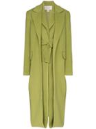 Matériel Layered Wool Coat - Green