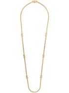 Céline Pre-owned Motorcycle Long Necklace - Gold
