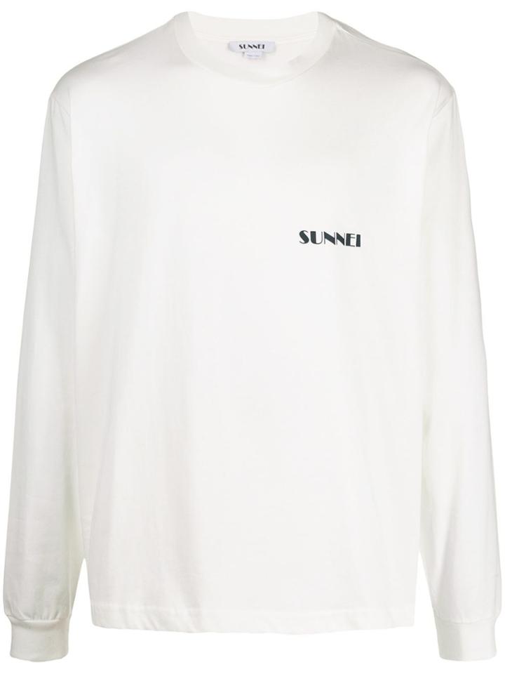 Sunnei Logo-print T-shirt - White