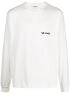 Sunnei Logo-print T-shirt - White