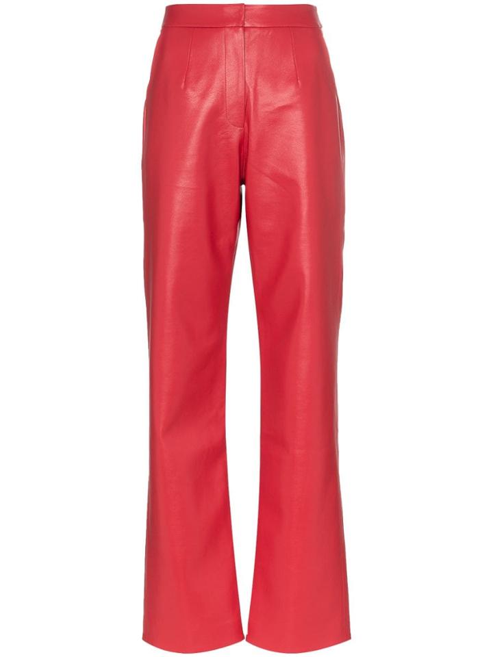 Matériel Straight Leg Trousers - Red