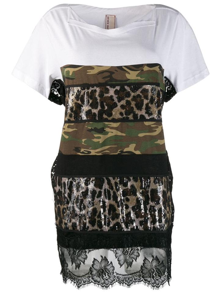 Antonio Marras Mixed Print T-shirt - Green