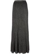 Missoni Glitter Effect Pleated Skirt, Women's, Size: 38, Grey, Cupro/viscose/polyester/silk