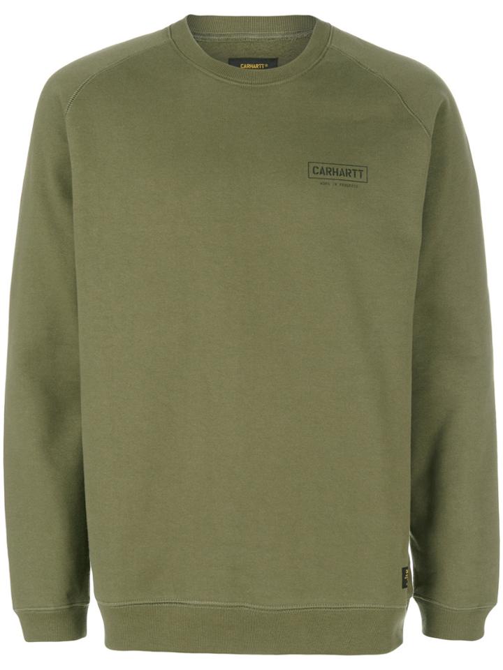 Carhartt Logo Print Sweatshirt - Green