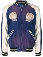 Tailor Toyo Embroidered Bomber Jacket - Blue
