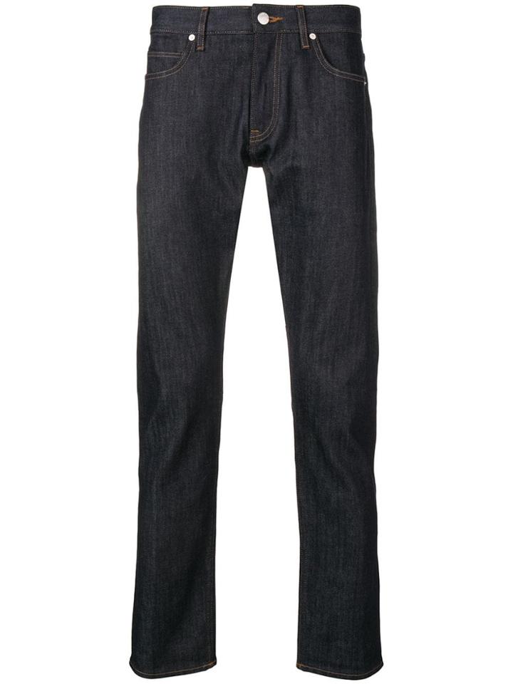 Calvin Klein Raw Straight Jeans - Blue