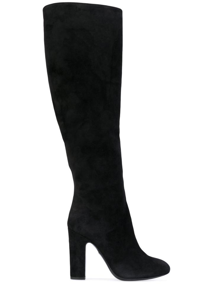 Dolce & Gabbana Mid Calf Boots - Black