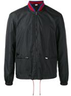 Gucci Kingsnake Print Bomber Jacket, Men's, Size: 54, Black, Polyamide/polyester