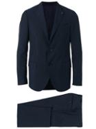 Lardini - Formal Suit - Men - Cupro/viscose/mohair/wool - 50, Blue, Cupro/viscose/mohair/wool