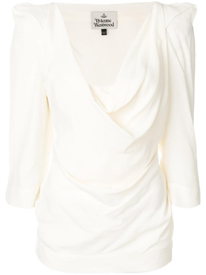 Vivienne Westwood Structured Shoulder Blouse - Nude & Neutrals
