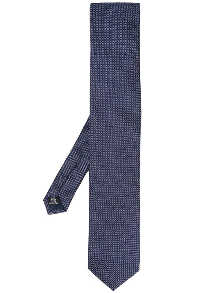Tonello Square Motif Tie - Blue