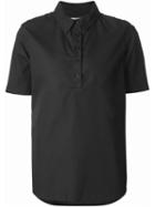 321 Short Sleeve Shirt, Women's, Size: S, Black, Cotton
