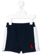 Ralph Lauren Kids - Embroidered Logo Sweat Shorts - Kids - Cotton - 12 Mth, Blue