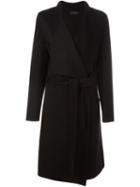 Joseph Belted Midi Coat, Women's, Size: 40, Black, Cashmere/wool