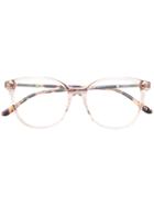 Bottega Veneta Eyewear Square Frame Glasses - Nude & Neutrals