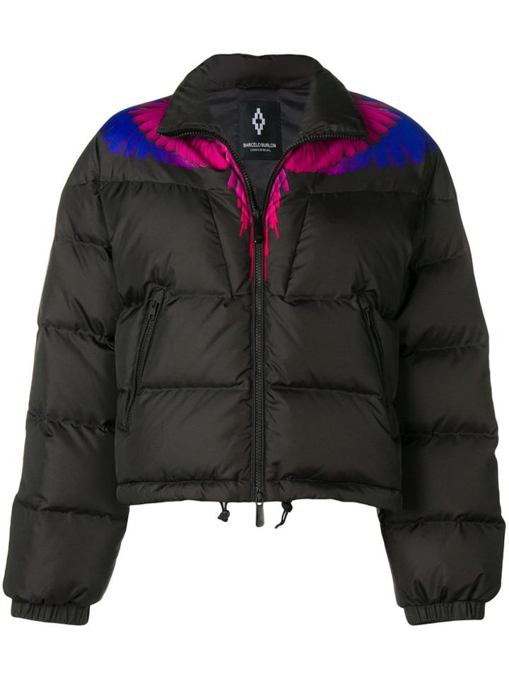 Marcelo Burlon County Of Milan Puffer Jacket - Black