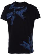 Diesel Tropical Print T-shirt, Men's, Size: Medium, Black, Cotton