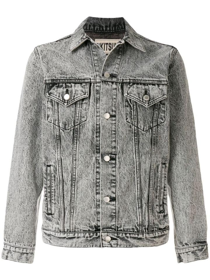 Maison Kitsuné Maison Kitsune X Nba Western Denim Jacket - Black