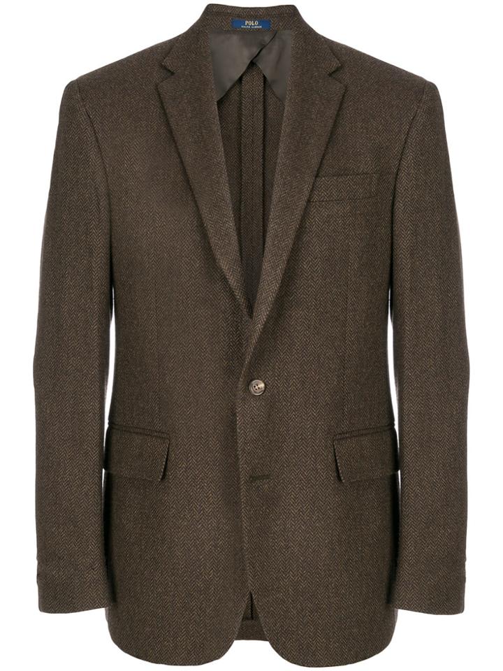 Polo Ralph Lauren Herringbone Blazer - Brown