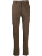 Z Zegna Straight Fit Chinos - Brown