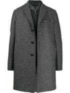 Harris Wharf London Layered Coat - Grey