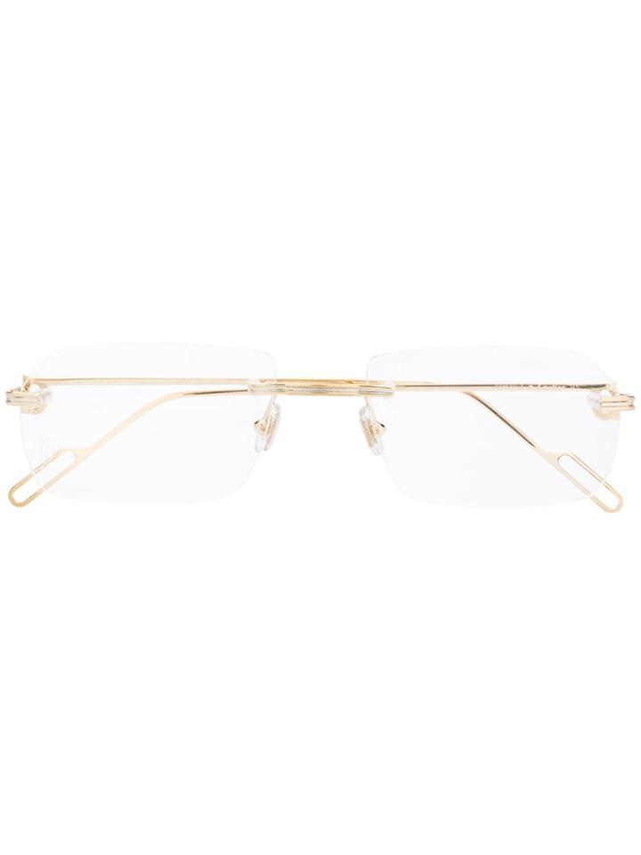 Cartier Rimless Glasses - Gold