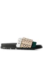 Sacai Colour-block Sandals - Neutrals