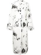 Lemaire Tie-dye Shirt Dress - White