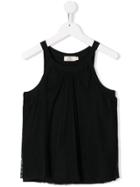 Andorine Teen Mesh Vest Top - Black