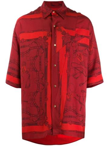 Magliano Huge Assasinated Printed Shirt - Red