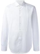 Ermanno Scervino Panel Detailing Shirt, Men's, Size: 56, White, Cotton
