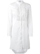 Brunello Cucinelli - Long-length Shirt - Women - Cotton/polyamide/spandex/elastane - M, Women's, White, Cotton/polyamide/spandex/elastane