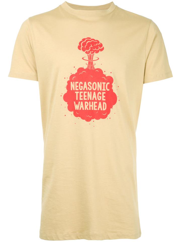 Printed T-shirt - Men - Cotton - M, Nude/neutrals, Cotton, Matthew Miller