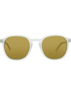 Linda Farrow Dries Van Noten D-frame Sunglasses - White