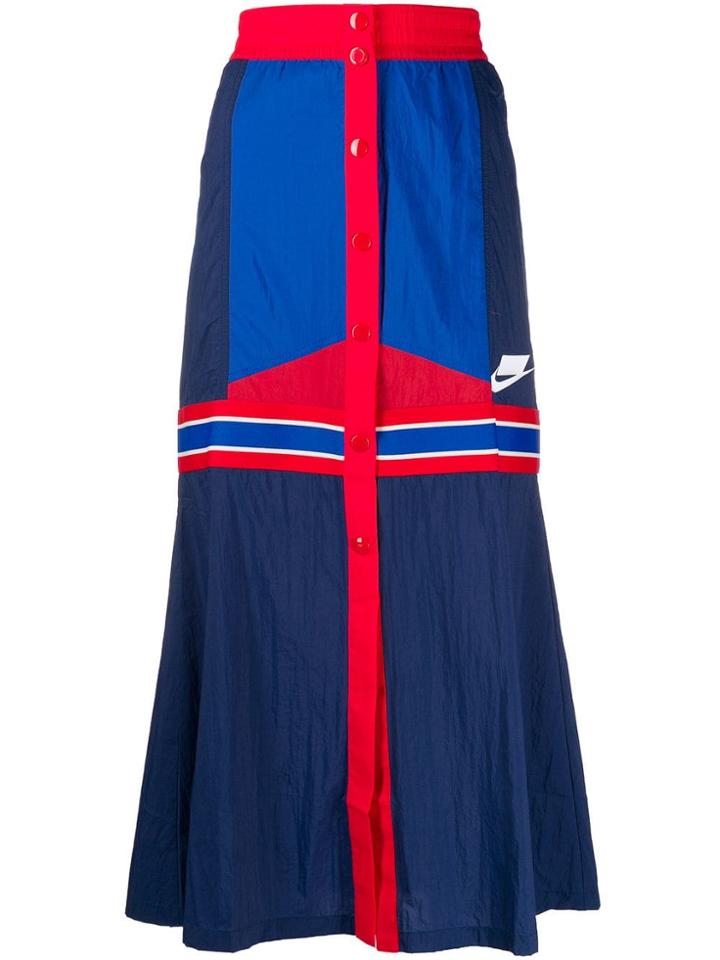 Nike Panelled Midi Skirt - Blue