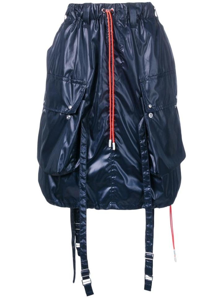 Julien David Drawstring Skirt - Blue