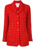 Chanel Pre-owned 1995 Tweed Jacket - Red